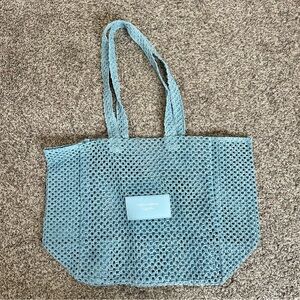 Dolce & Gabbana Light Blue Mesh Tote